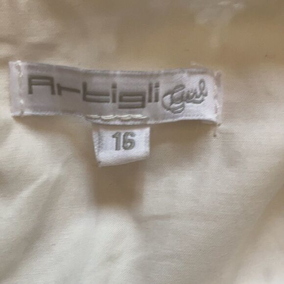 Artigil Ivory Lace Big Girls dress sz-16 - Picture 11 of 13